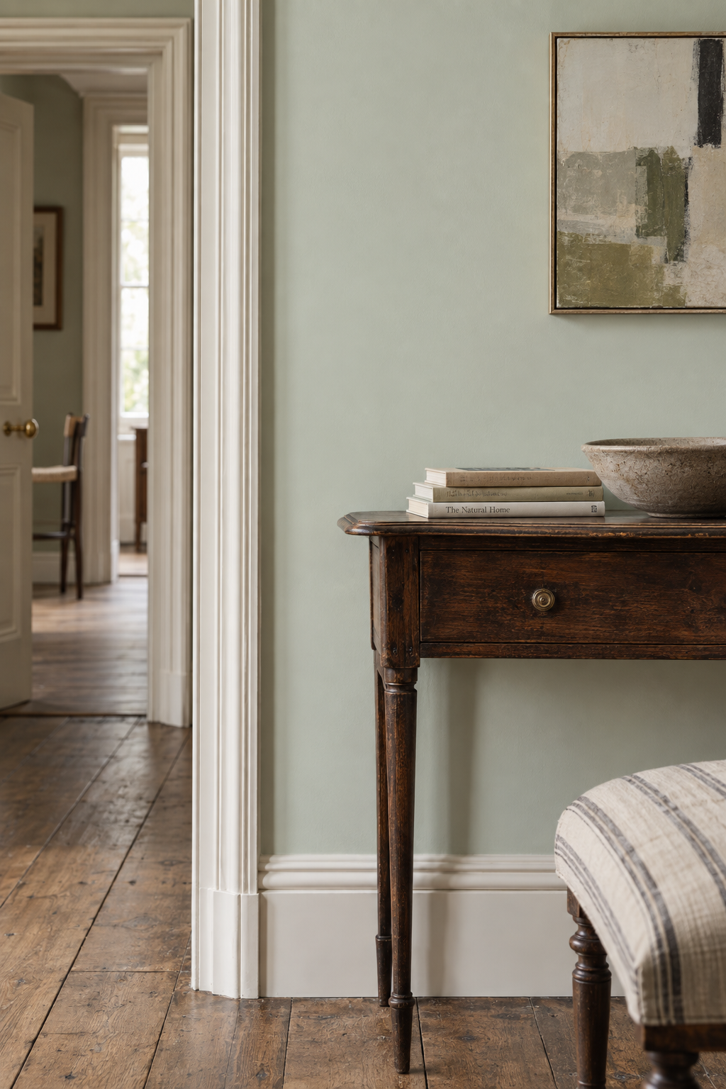 Placepaints Bergen Spring paint — Hallway · dramatic partial crop