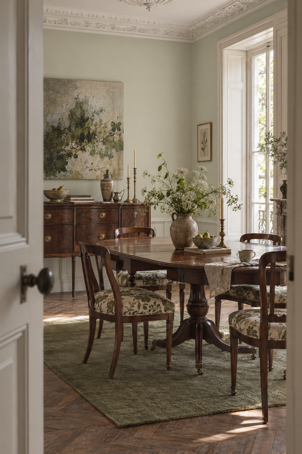 Placepaints Glen Spring paint — Dining Room · room overview