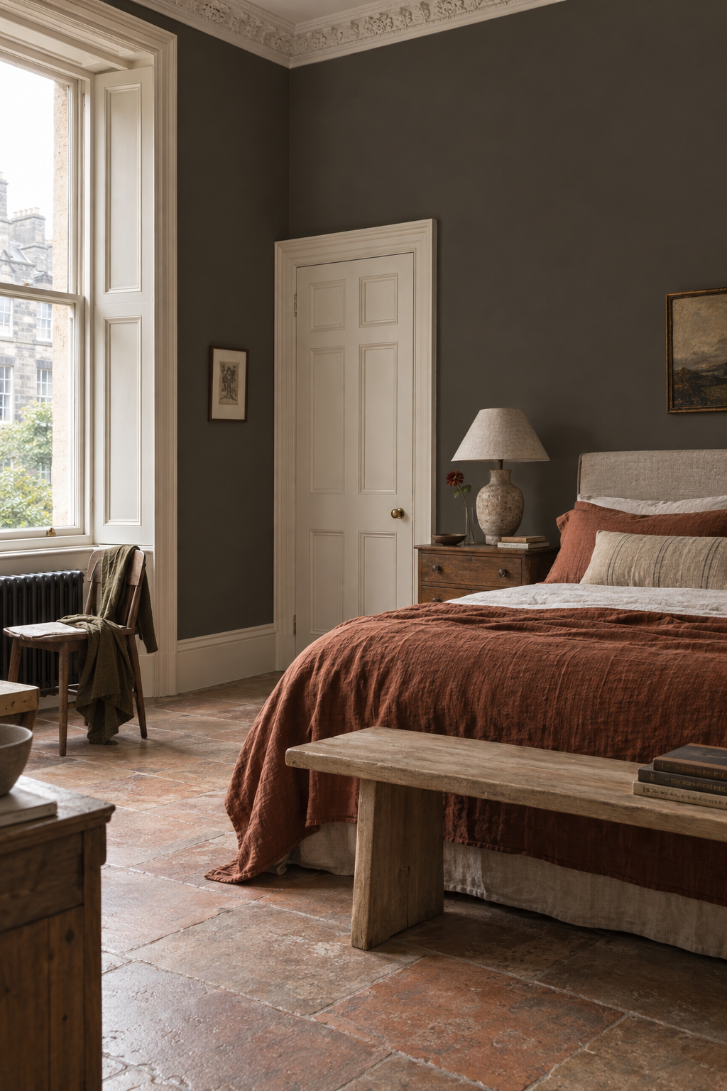 Placepaints Perigord Truffle paint — Bedroom · room overview