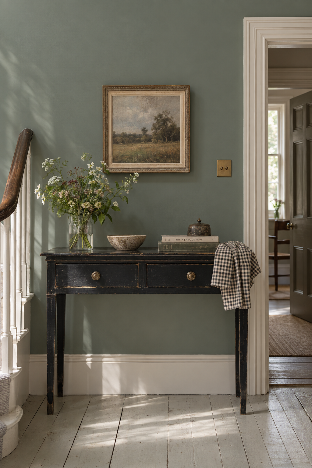 Placepaints Dorset Meadow paint — Hallway · tight vignette