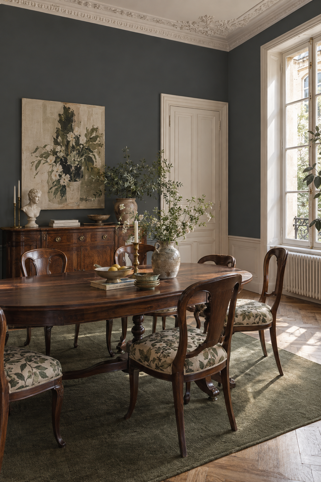 Placepaints Parisian Onyx paint — Dining Room · room overview