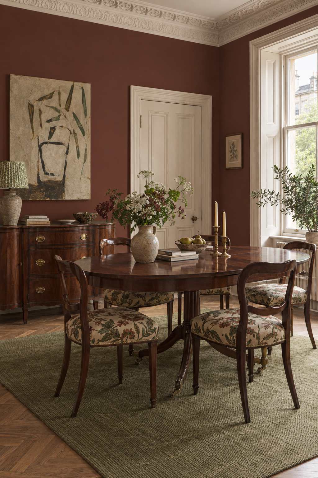 Placepaints Seville Ember paint — Dining Room · room overview