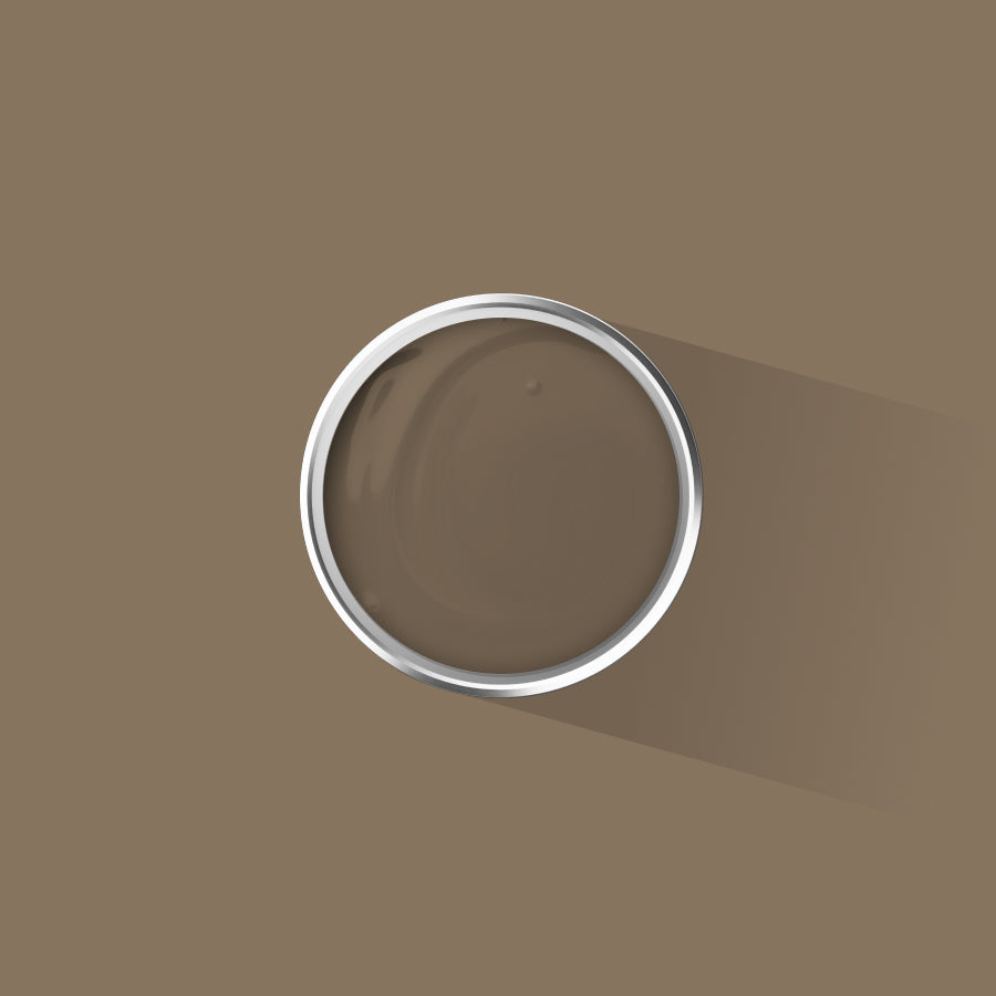 Placepaints Brooklyn Brownstone – warm mid-brown matt emulsion paint inspired by New York
