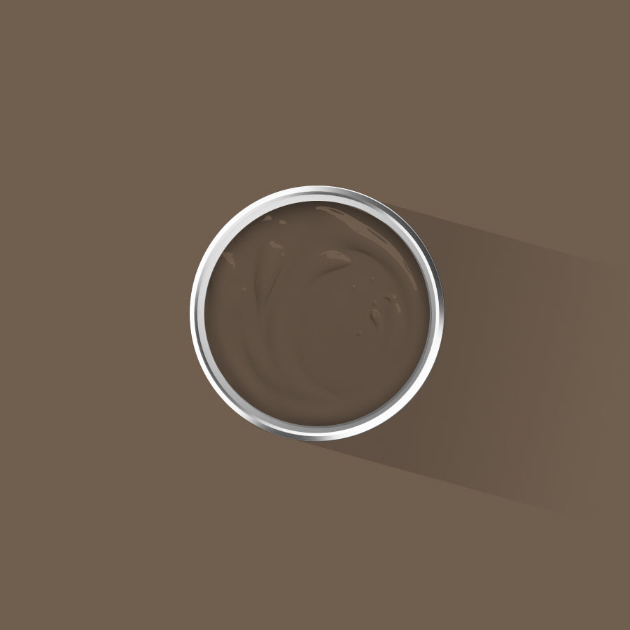 Placepaints Bruges Cocoa – deep cocoa brown matt emulsion paint inspired by Bruges