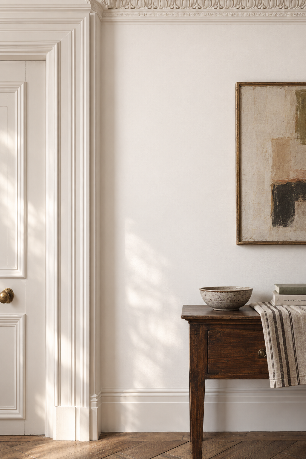 Placepaints Dover Limestone paint — Living Room · close up