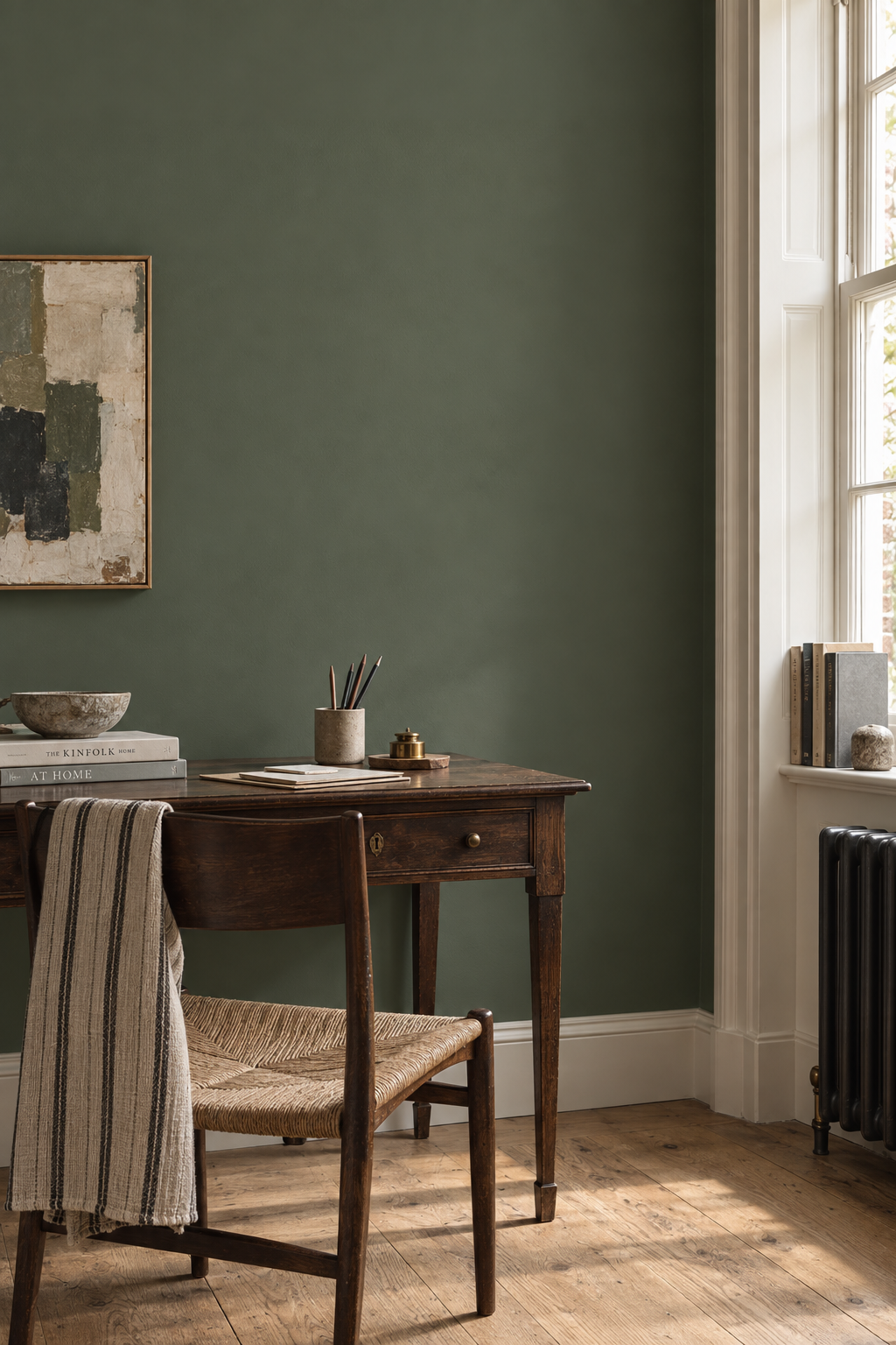 Placepaints Kyushu Island paint — Home Office · wall and light study