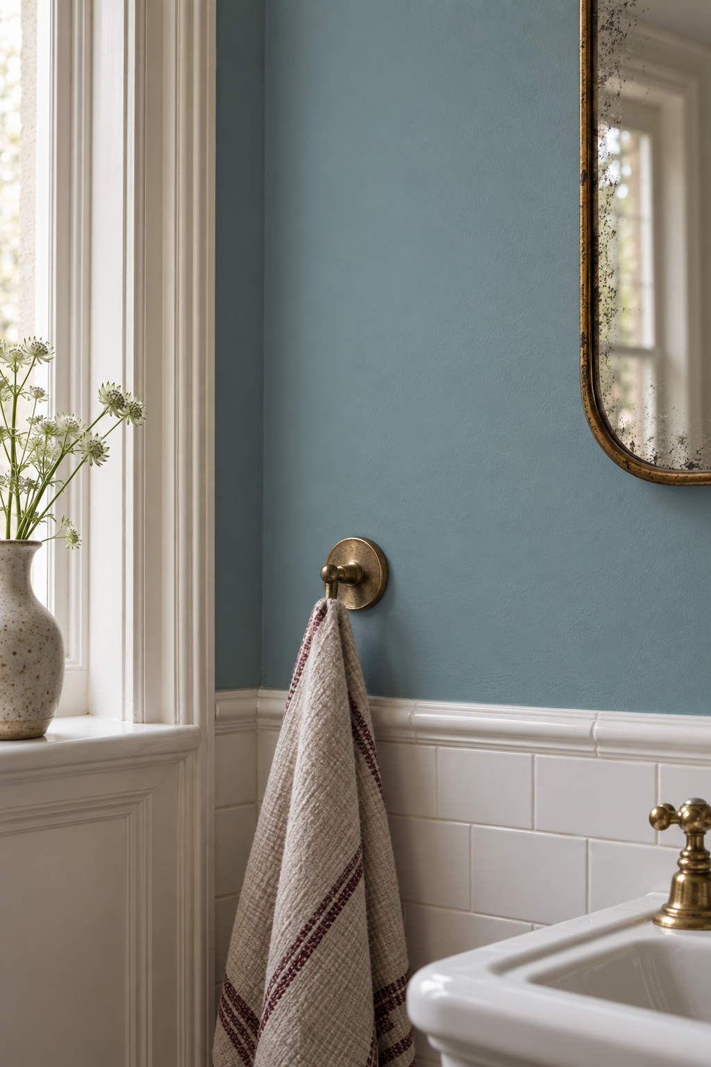 Placepaints Corsica Bay paint — Bathroom · close up