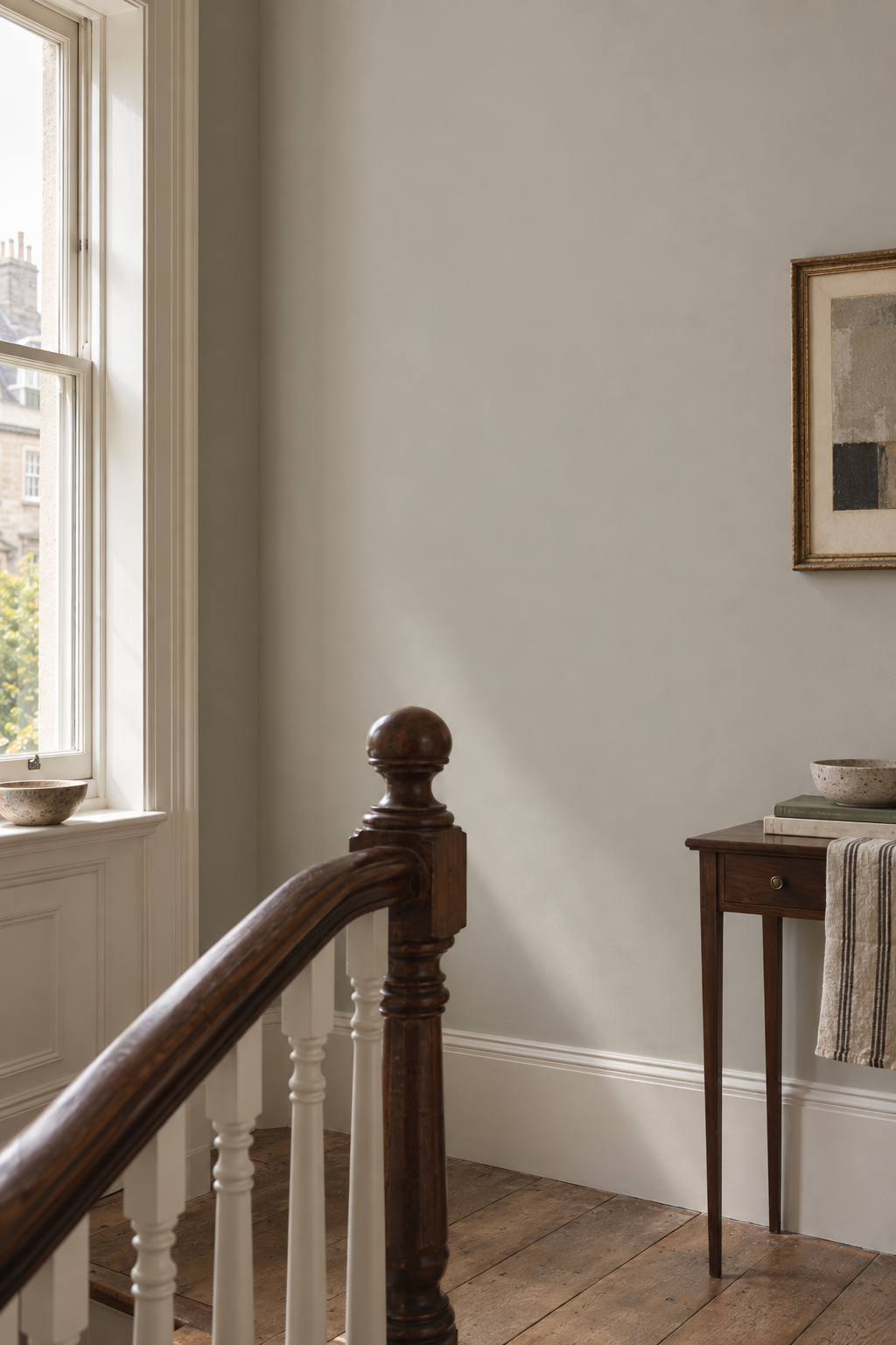 Placepaints Casablanca Dust paint — Stair Landing · wall and light study