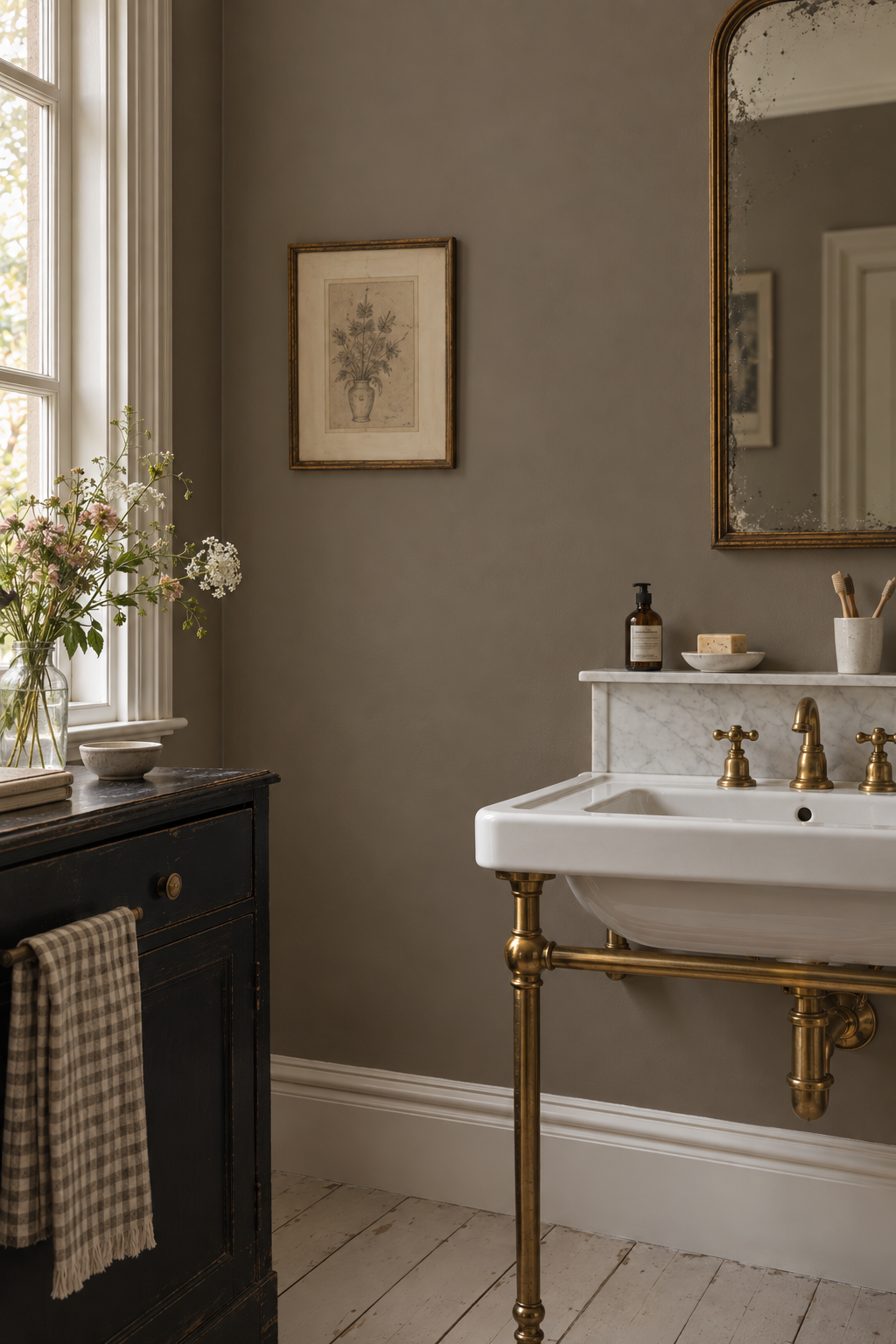 Placepaints Charlbury Hearth paint — Bathroom · tight vignette