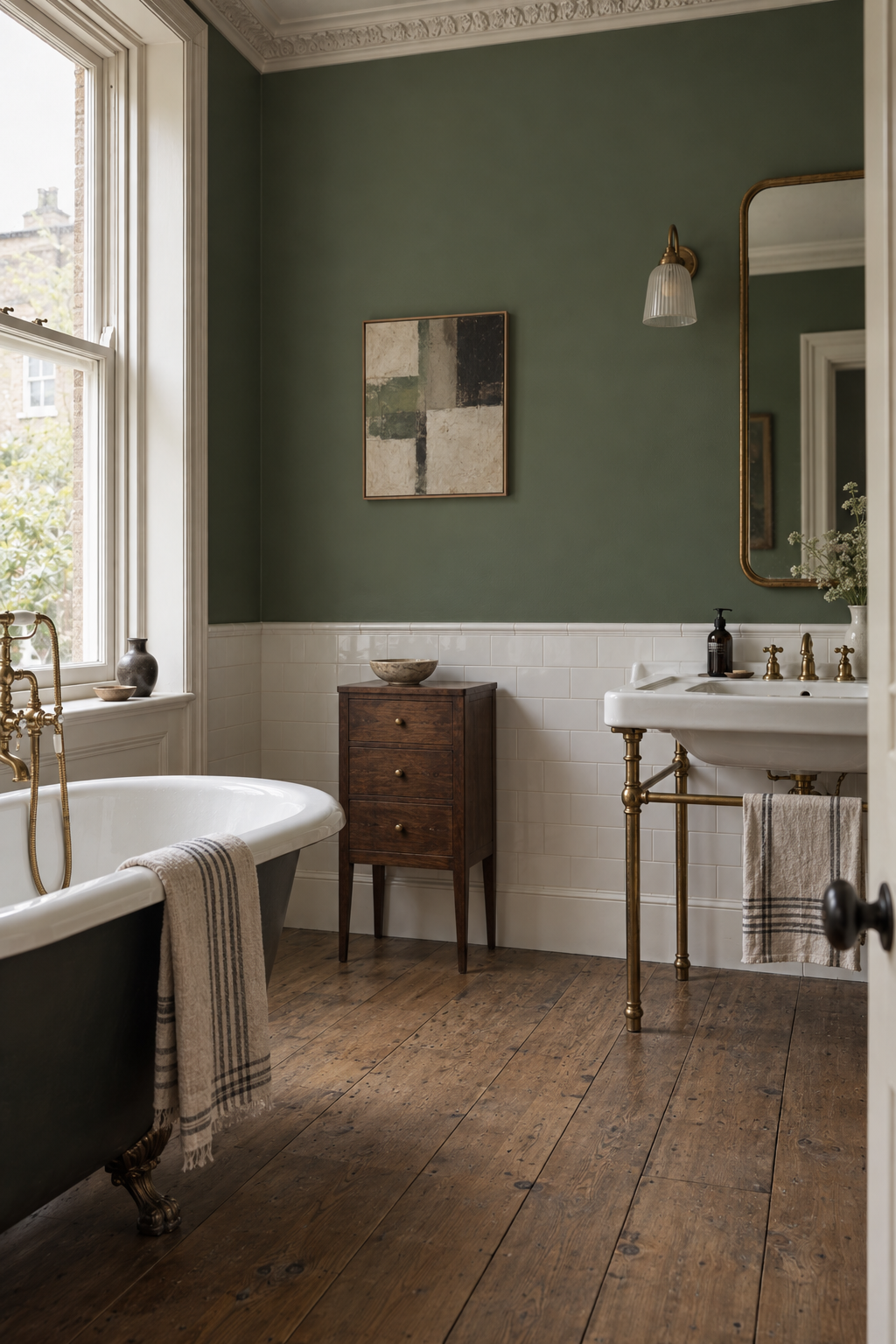 Placepaints Amazon Canopy paint — Bathroom · room overview