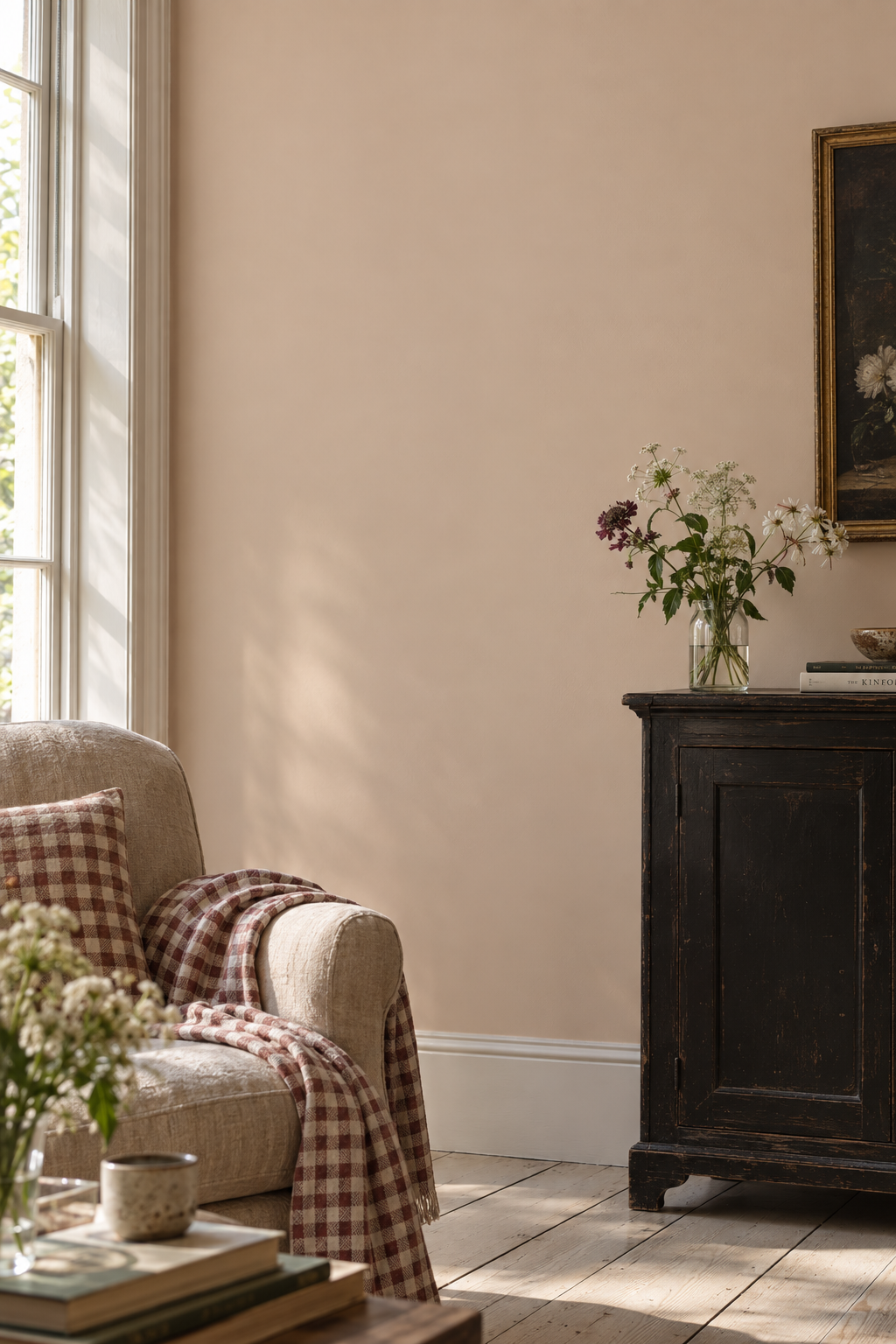 Placepaints Marrakech Spice paint — Living Room · wall and light study