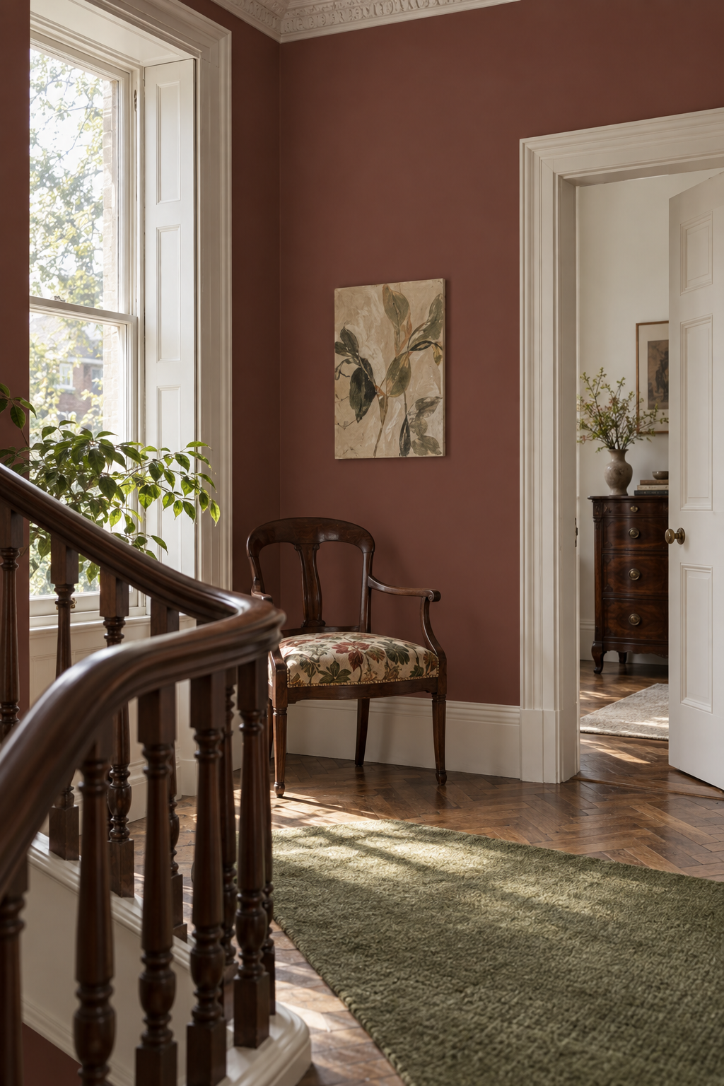 Placepaints Verona Flame paint — Stair Landing · wide